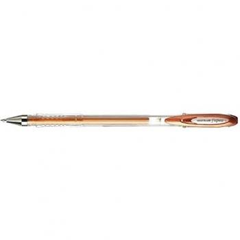 Uni-ball Signo UM120NM BR Rollerball Gel Metálico Bolígrafos tinta 0.7 mm Paquete Bronce-coloreado de 12