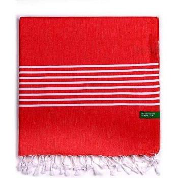 UNITED COLORS OF BENETTON. Hamman 80x165cm 170gsm 100% algodón Rojo Casa Benetton, 80x165