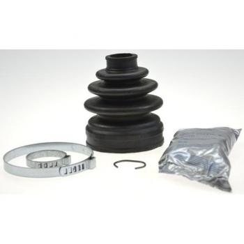 Fuelle de junta homocinética LÖBRO 302581, juego completo para árbol de transmisión, fabricado en material resistente a la abrasión, incluye abrazaderas y es compatible con una amplia gama de vehículos