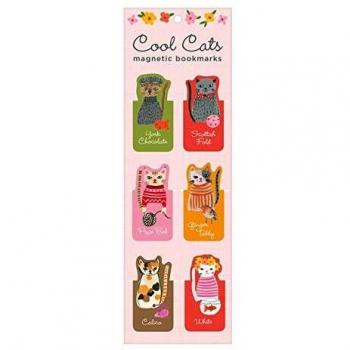 Cool Cats Magnetic Bookmarks