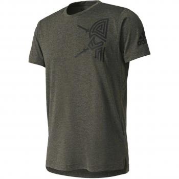 adidas Freelift Tric Camiseta, Hombre, Gris