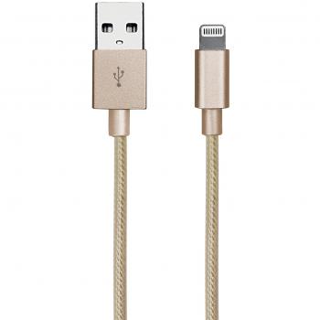 SBS TECABLEUSBIP5BG 1m USB A Micro-USB B/Apple 30-p/Lightning Oro - Cable USB