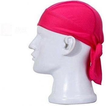 COOLOMG sudor de Capilaridad de rocío de trapo casquillo del cráneo de moda Cycling Cap ajustable Diseño Rose