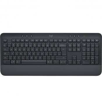 Teclado Inalámbrico Logitech Signature K650 - Bluetooth 5.1, Diseño QWERTZ, Color Grafito