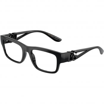 Dolce & Gabbana DG5110 501 Unisex Eyewear Black Squared Frame Size 53 with Blue Light Block Available