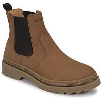 Pataugas Women's Vitus Nubuck Mid Boots in Brown