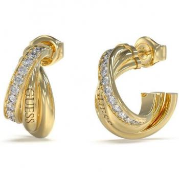 Pendientes Guess Perfect de acero dorado