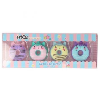 Set de Gomas de Borrar Unicornio (4 piezas)