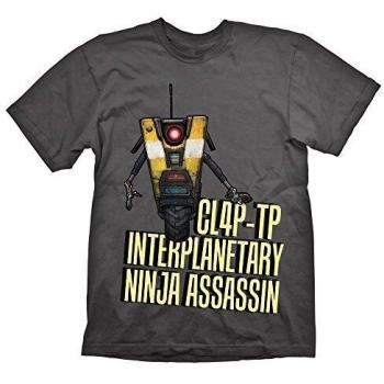 Borderlands T-Shirt Claptrap Assassin, S [Importación Alemana]