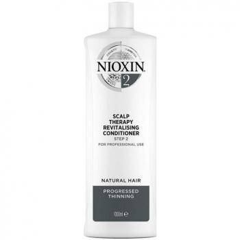 Nioxin System 2 Scalp Therapy Revitalizing Conditioner for Natural Hair with Progressed Thinning 1000ml