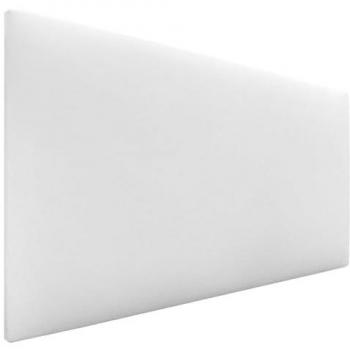 Cabecero Tapizado de Polipiel o Tela AQUALINE Liso Blanco 110cm para Camas 80/90/105 - Dhome