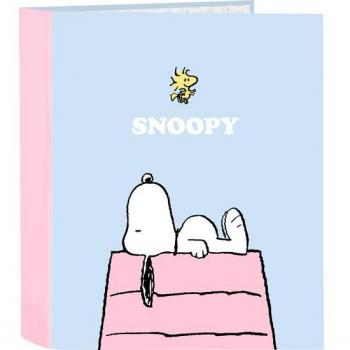 Carpeta de anillas Snoopy Imagine Azul A4