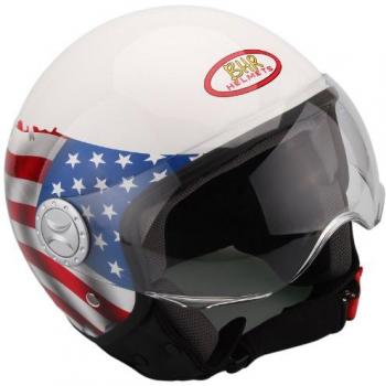 BHR 49921 Demi-Jet Casco, Bandera U.S.A., Talla XL, 61 cm