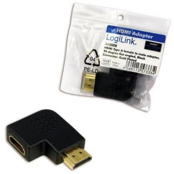 LogiLink HDMI>HDMI FM/MA Angled Flat, AH0008
