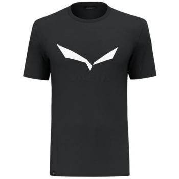 Salewa Solid Logo Dry Short Sleeve Technical T-Shirt for Men