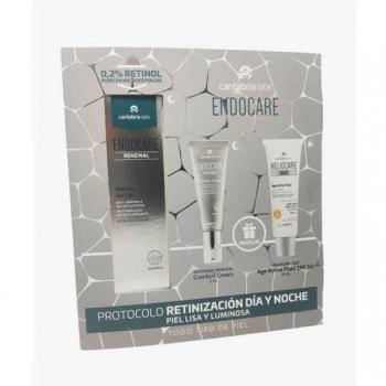 Endocare Renewal Retinol 0.2 Serum 30ml + Renewal Comfort Cream 3ml + Heliocare Age Active Fluid SPF50+ 15ml Set