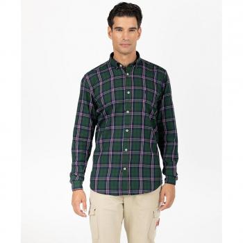 Camisa El Pulpo cuadros verde