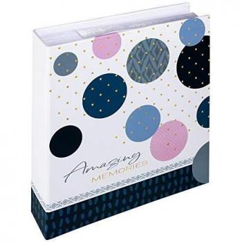Walther Design Amazing Memories álbum, Azul, 200 Fotos 13x18 cm