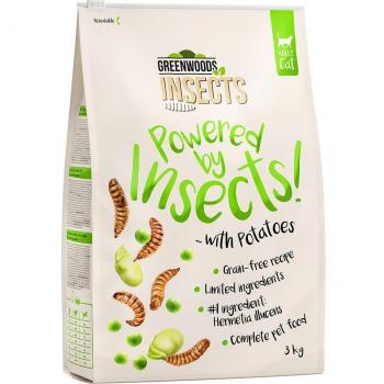 Greenwoods Insects con patatas, guisantes y habas - 3 kg