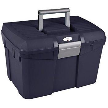 Caja de limpieza Waldhausen cerrable en azul oscuro y gris