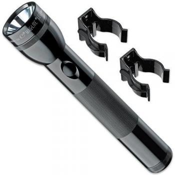 Mag-Lite Set LED 2 D Cell de linterna en negro 168 lúmenes Incluye Auto de/pared Juego de 4t28