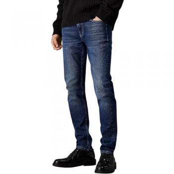 Calvin Klein Men's Slim Tapered Fit Jeans - Dark Denim - Size 32W x 32L