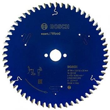 Hoja de Sierra Circular Bosch Expert For Wood 184 X 20 X 2,6 Mm, 56 Dientes