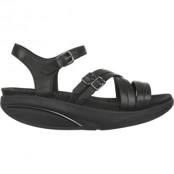 MBT Sae Nappa Leather Women's Slingback Sandals - Black - Size 39
