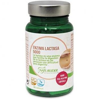 Naturlider - Enzima Lactasa 500 FCC/ALU - Tolerasa - Facilita la digestión de la lactosa - 60 caps