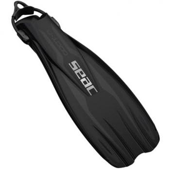 Aletas de Buceo SEAC U-1000 con Bungee Negras, XL-XXL, para uso recreativo y profesional