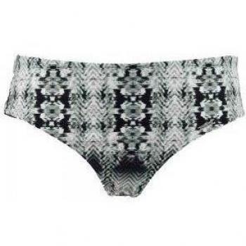 Bañador con estampado, reversible, diseño publicitario de culotte, Amira Elysium gris 36C