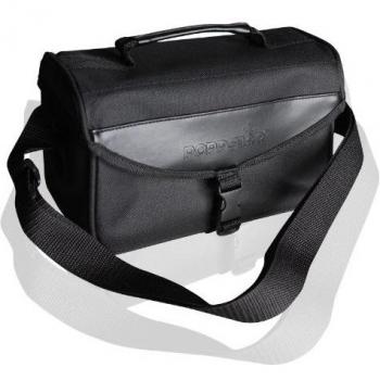Poppstar 1000198 - Bolsa de Transporte para Disco Duro Externo de 3.5 con Compartimento Accesorios, Negro