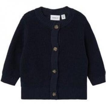 Chaqueta de punto Nbnbubba en zafiro oscuro para bebés
