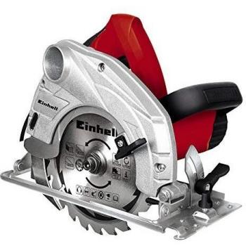 Sierra Circular Manual Einhell TH-CS 1200/1, 1230W con Velocidad de Ralentí de 5000 RPM y Profundidad Máxima de Corte de 55mm, Incluye Tope de Guía Paralelo y Hoja de Sierra HM