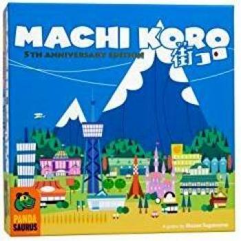 Pandasaurus Games PAN201821 Machi Koro 5th Anniversary Edition, Mixed Colours