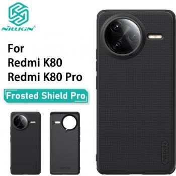 Nillkin Super Frosted Shield Pro Shockproof Case for Xiaomi Poco F7 Pro and Redmi K80 - Hard PC + TPU Back Cover