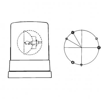 Luz de Beacon Rotativa Omnidireccional Hella 2RL 004 958-001