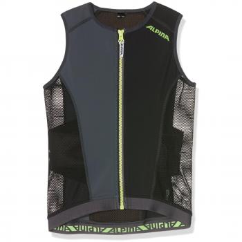 Alpina JSP chaleco protector de espalda para niños, otoño/invierno, infantil, color Negro - negro, tamaño 116/122
