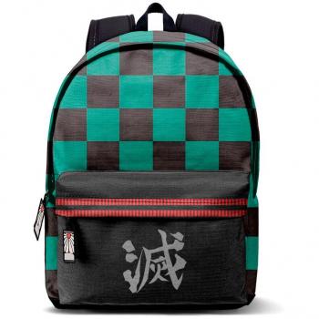 Mochila Tanjiro Kamado Demon Slayer Kimetsu No Yaiba 44cm - Kabenzots