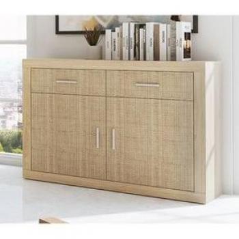 Aparador Lara 2 Cajones + 2 Puertas 90,2x120x41,4 cm