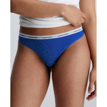 Calvin Klein Tanga de tiro alto de encaje