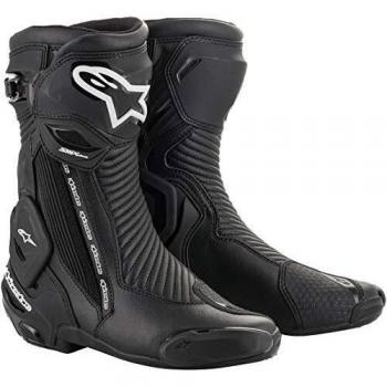Alpinestars SMX Plus V2 Black Motorcycle Boots Size 38