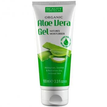 Beauty Formulas, Organic Gel, Aloe Vera, 100 ml