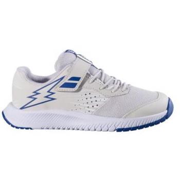Babolat Pulsion AC Zapatillas de Tenis para Niños Todas las Superficies - Crema, Azul
