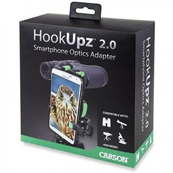 Carson HookUpz 2.0 Smartphone Telescope Adapter with Case