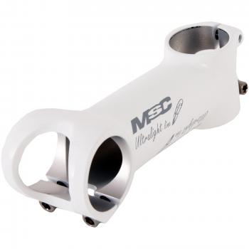 MSC Bikes SL01100W       Potencia Ultralight de Ciclismo, Blanco, 31.8 mm x 100 mm x 6º