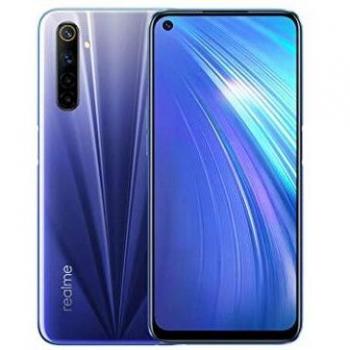 Smartphone Realme 6, Comet Blue, Dual SIM, 8GB RAM + 128GB ROM, Pantalla de 6.5, Cámara Cuádruple AI de 64MP