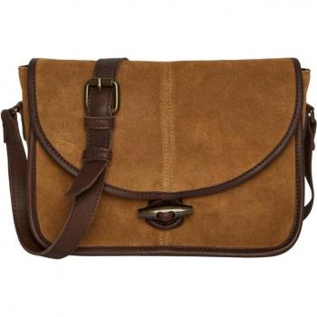 Pieces Mukka Women's Suede Shoulder Bag