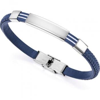 Pulsera Viceroy 75345P01013 acero y piel niño
