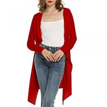 Cardigan Mujer Verano Camisa Blusa Manga Larga Mujer Cárdigan Largo Playa Camisetas de Fiesta Blusas Largas Chal Flojo Chaqueta Punto Cardigans Mujer Primavera Verano